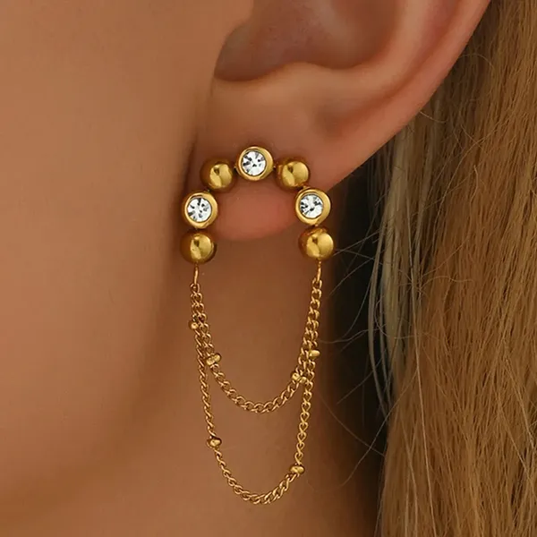 Gold_French_Tassel_Earrings_For_Women